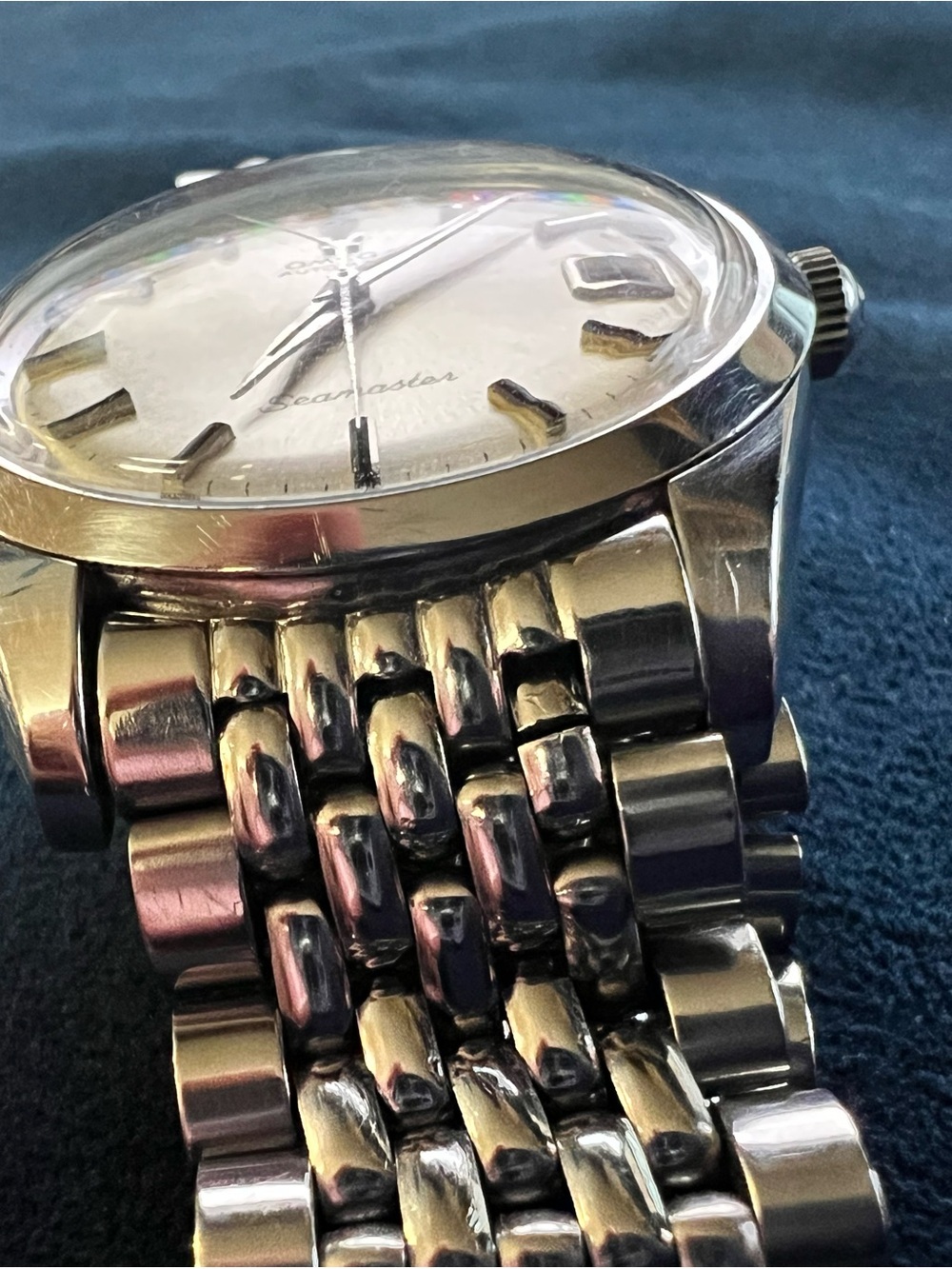 Vintage 1960 Omega Seamaster Automatic Cal 565 Watch 1036 Beads of Rice 166.010 - Picture 4 of 11